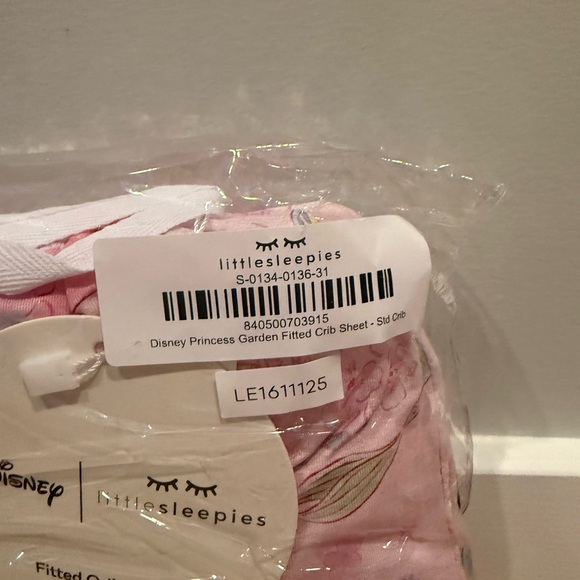 Little Sleepies Princess Garden Crib Sheet - NIB - Picture 2 of 2
